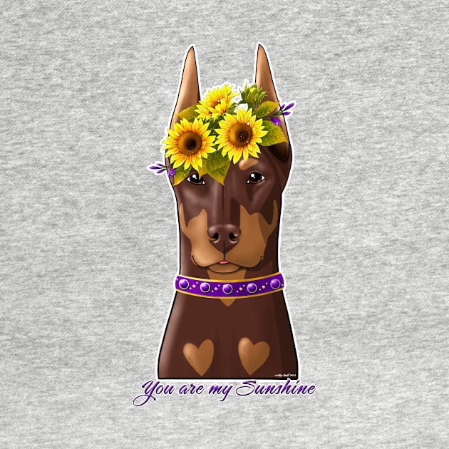 Doberman You are my Sunshine by FLCupcake